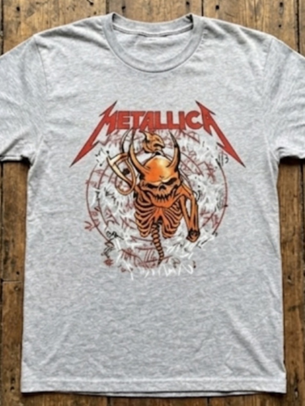 Metallica tour shirt  Size XL Grey